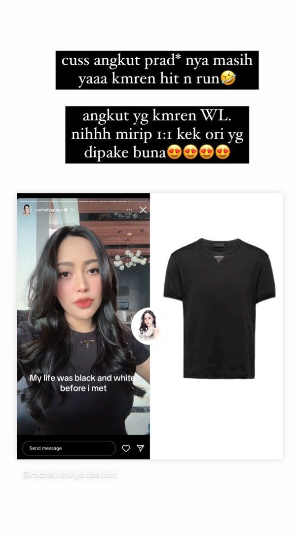Kaos prada by cotton candy bangkok. New jual rugi