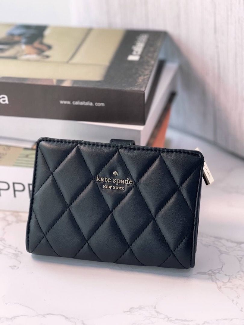 Kate Spade Carey Medium Wallet Card slot Small change Paper money is fine Size 14.2 x 9.6 x 3 cm Lifestyle
