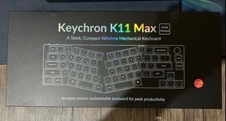 Keychron K11 Max QMK/VIA Wireless Custom Mechanical Keyboard White