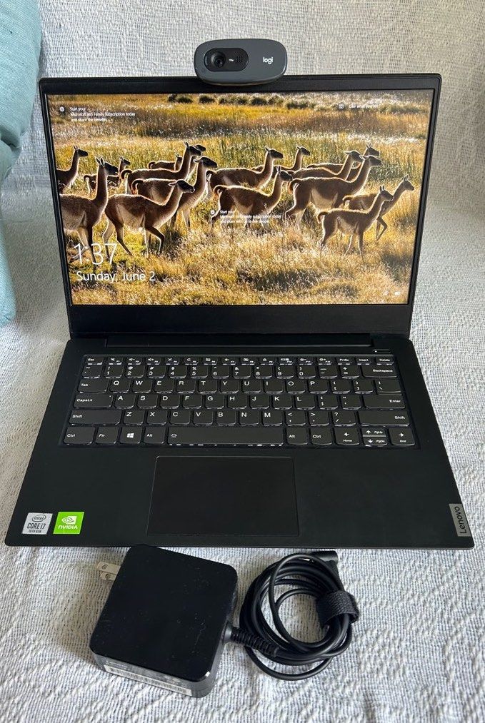 Lenovo Ideapad Slim 3 - i7 10thgen (Category: Laptops & Notebooks) located in Manila. Submitted by icarrrs (Listing ID 1306840649, Image 3). Description: Lenovo Ideapad s340 Core i7 10th gen 512GB SSD 4GB RAM Keyboard with backlight Lady owned with laptop charger defective camera, comes with Logitech USB Camera - high quality (optional).