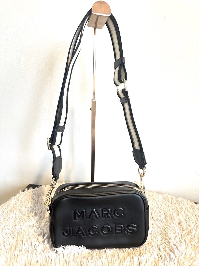Marc Jacobs Flash Leather Crossbody Bag Black M0014465, Women's
