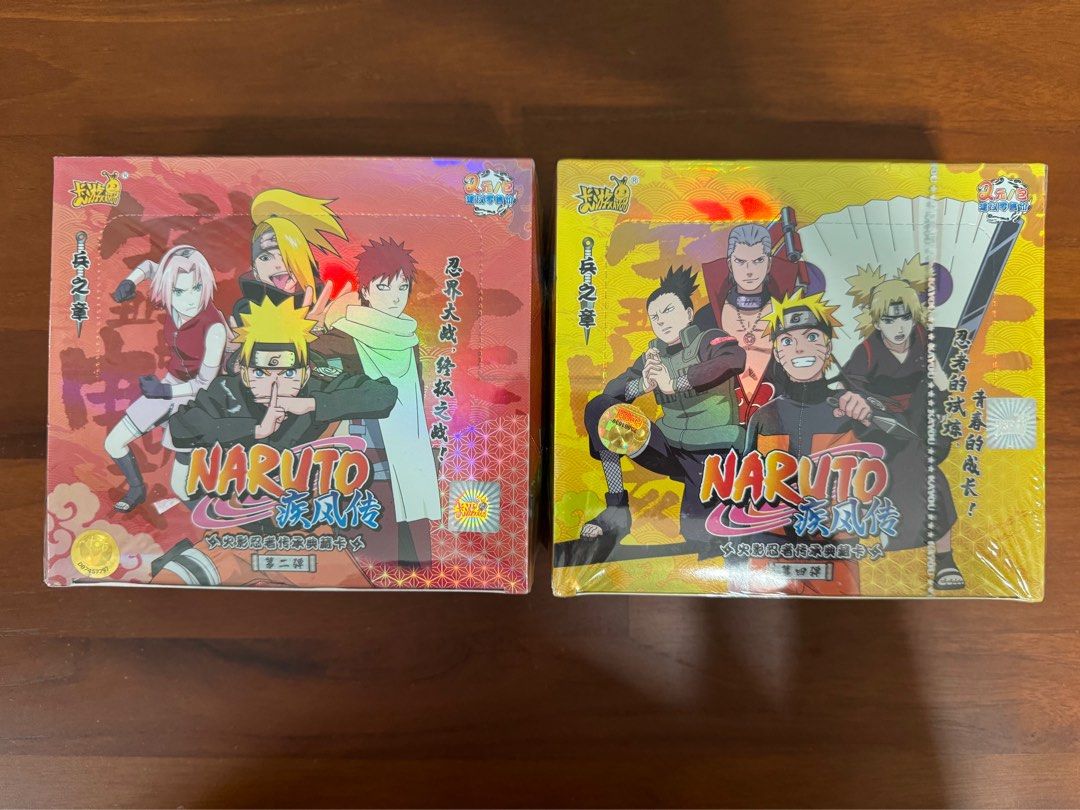 Naruto Kayou Card Booster Box Tier 2 Wave 2, Wave 4, Hobbies & Toys, Toys &  Games on Carousell