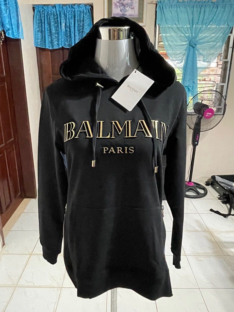 Fake balmain hoodie sale