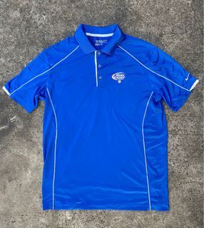 Nike Bud Light Mens Blue Golf Polo Shirt
