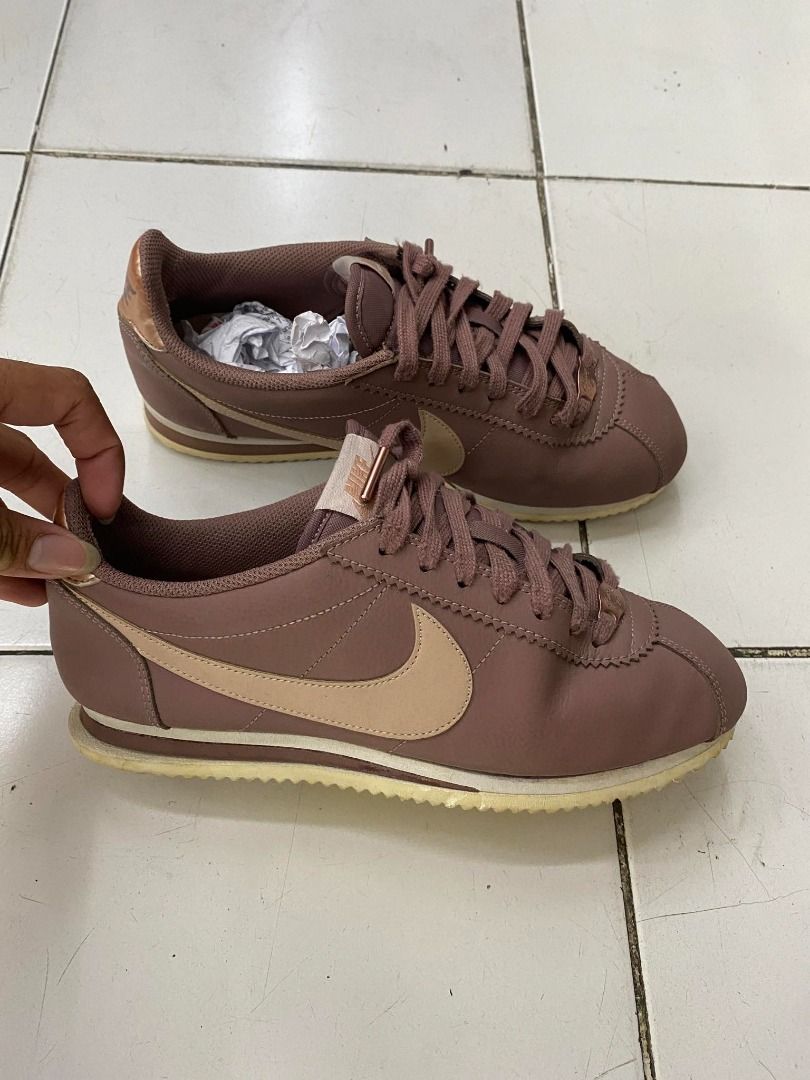 Nike Classic Cortez Smokey Mauve Metallic Red Bronze Women s