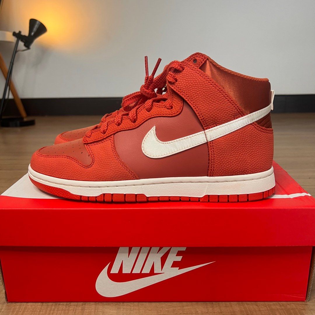 Nike Dunk High EMB One Game x NBA x WNBA Orange Army Bomba Askar Basketball Carhartt Supreme Neighborhood Dunk PRM Harley Davidson Men s Fashion Footwear Sneakers on Carousell
