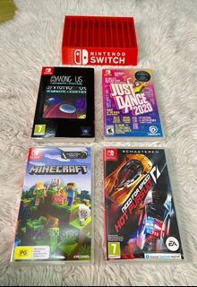 Nintendo Switch Games Bundle - FREE Game Case Rack