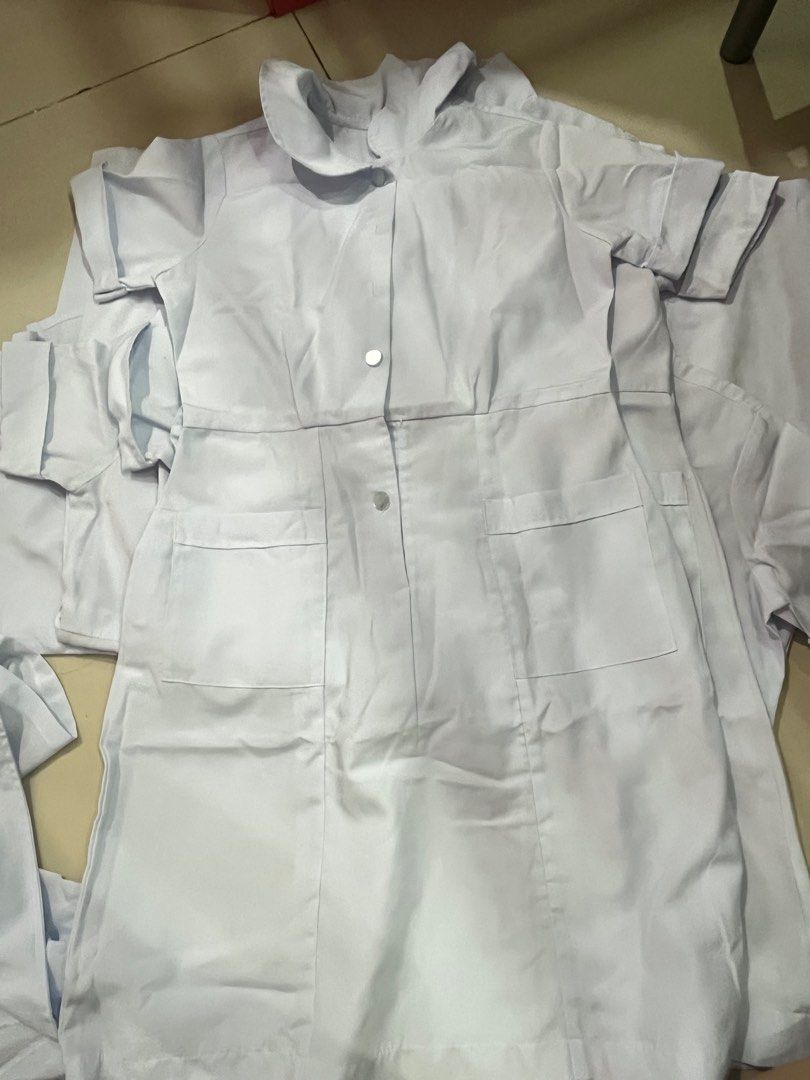 Nursing Student Uniform (Category: Sets or Coordinates) located in Quezon City. Submitted by xeunx (Listing ID 1306803369, Image 2). Description: Hi! I have 5 first year uniforms and 2 clinical uniforms (baby collar) 500 each but if take all, 2000 for the 5 first year uniforms and 800 for the 2 baby collar uniforms Please PM me so that I can send all the measurment pictures Thank you! .