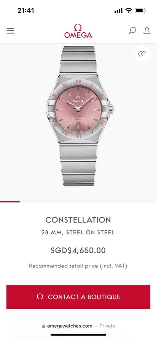 Omega lady watch price top