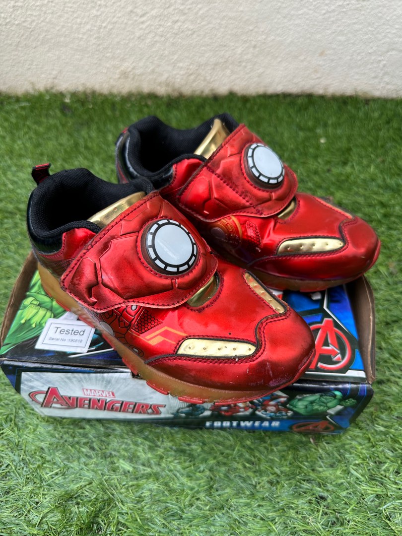 Marvel iron man shoes on sale