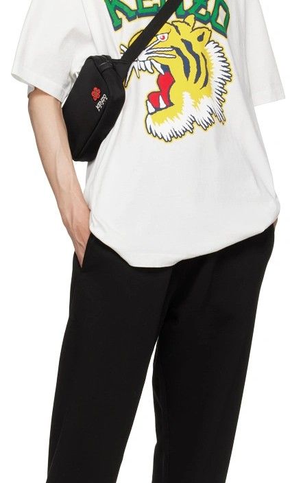 英國outlet代購英國直送Kenzo Paris Crest Bag Boke Flower belt bags