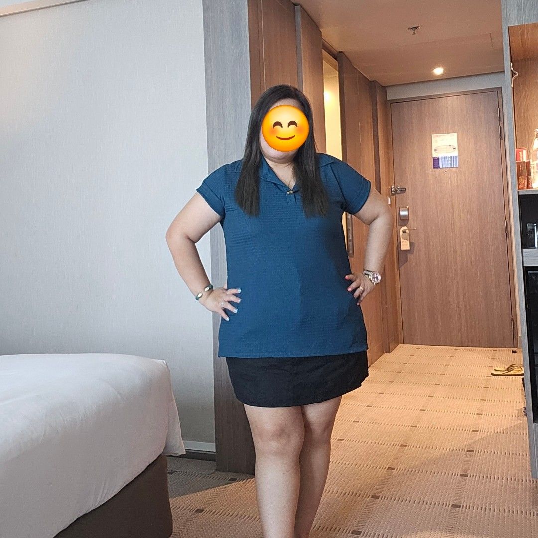 Ready Stock Plus Size Korean Fashion Cooling Blouse Women s Fashion Tops Blouses on Carousell
