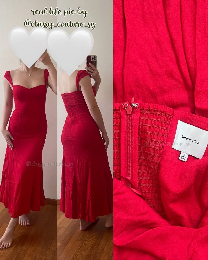 Reformation cherry dress on sale