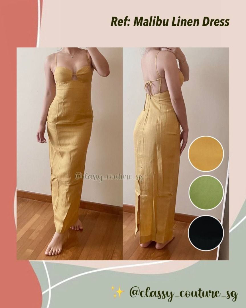 Reformation malibu dress discount