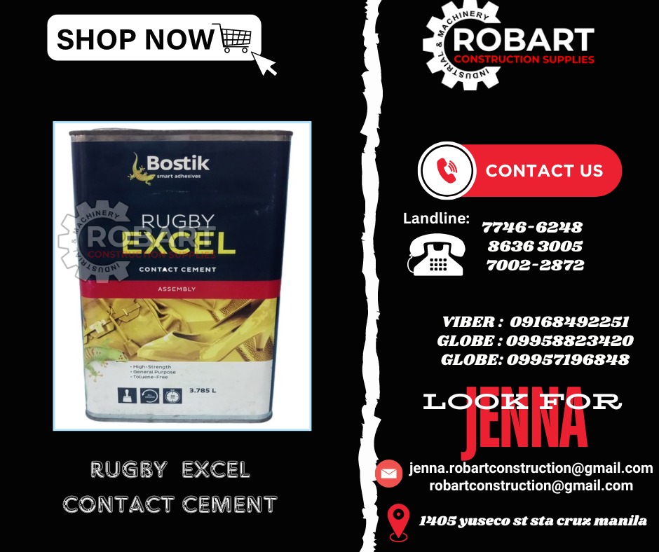 rugby excel contact cement GALLON, Commercial & Industrial