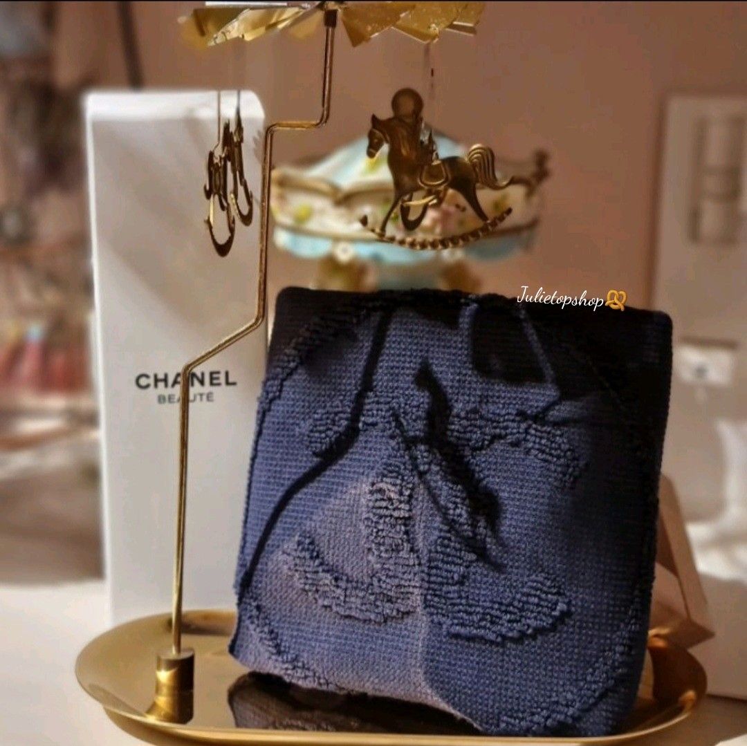 SALE CC Chanel Bleu Beaute Face Towel Furniture Home Living Kitchenware Tableware Towels Napkins Holders on Carousell