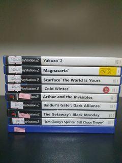 Selling 9 Ps2 PAL Video Games
