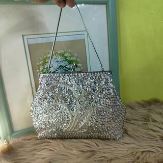 SEQUINNED EVENING BAG