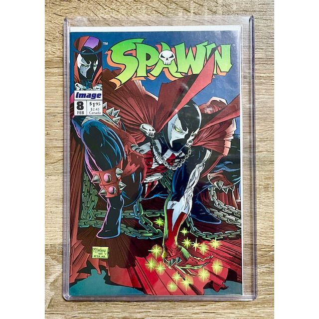Spawn #8 (Image Comics 1993) Todd McFarlane Cover - 1st App of Vindicator (Category: Comics & Manga) located in Bacoor. Submitted by baldurog (Listing ID 1306728428, Image 1). Description: Comics in VF Condition Posted actual picture - What you see is what you will get bagged and boarded Prices are fixed Payment : Gcash Delivery or shipping only delivery : Lalamove Shipping : J&T Location: Molino3 Bacoor Cavite PM if interested.
