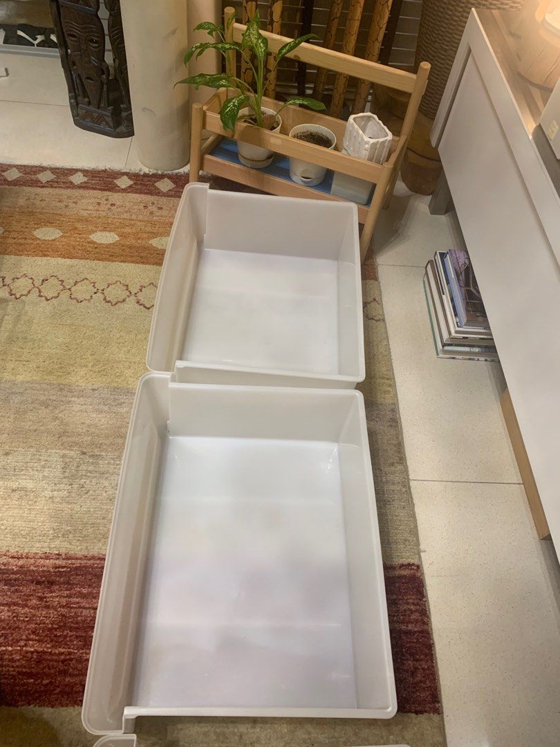 Stackable Storage box (Category: Everything Else) located in Singapore. Submitted by jnami (Listing ID 1306861967, Image 3). Description: Size: 50L x 40W x 27D.