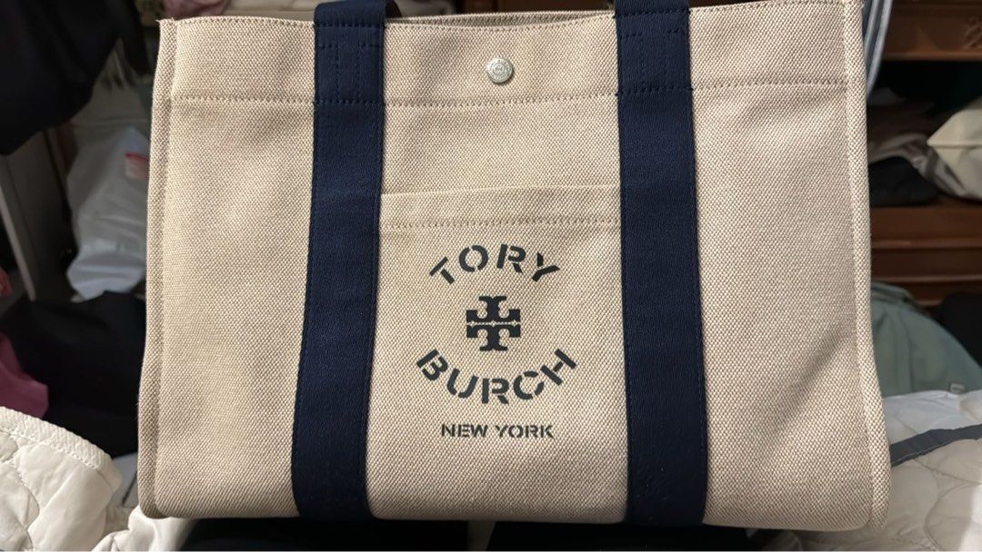 Tory Burch Tote Canvas Medium (original) receipt web voila, Fesyen