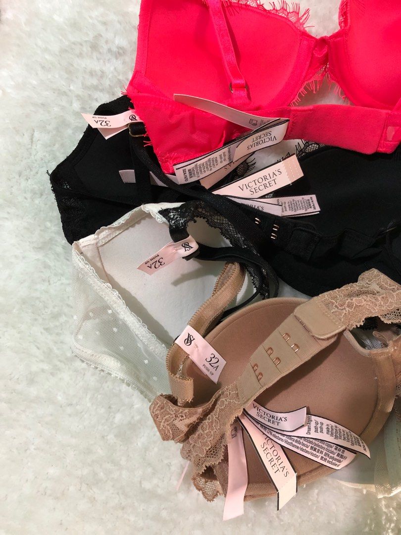 VICTORIA SECRET PUSH UP BRA 32A (Category: Undergarments & Loungewear) located in Legazpi City. Submitted by albay.hype.shop (Listing ID 1306743698, Image 3). Description: VICTORIA SECRET PUSH UP BRA 32A 800 EACH ONLY BRANDNEW LEGIT COMPLETE WITH TAG Jnt/lbc.