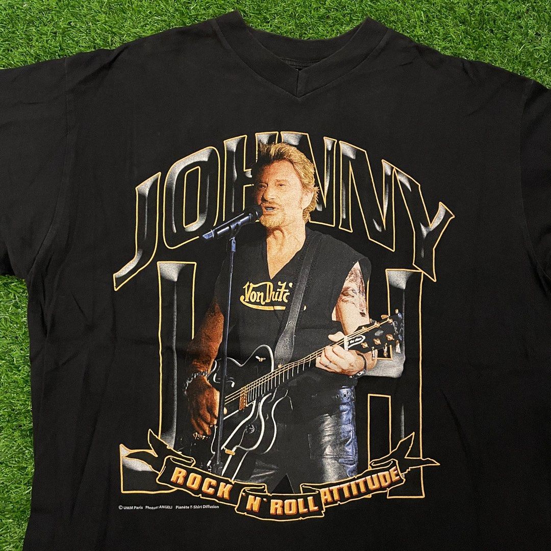 T shirt johnny hallyday paris discount