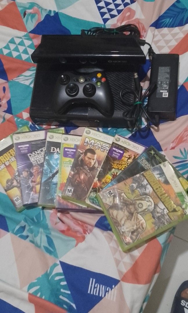 Xbox 360 with Kinnect (Category: Xbox) located in Dasmarinas. Submitted by monching123 (Listing ID 1306849397, Image 1). Description: Xbox 360 with Kinnect Including games DVD.