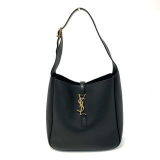 YSL Le 5 A 7 Hobo Shoulder Bag Small in Supple Grained Calfskin Leather