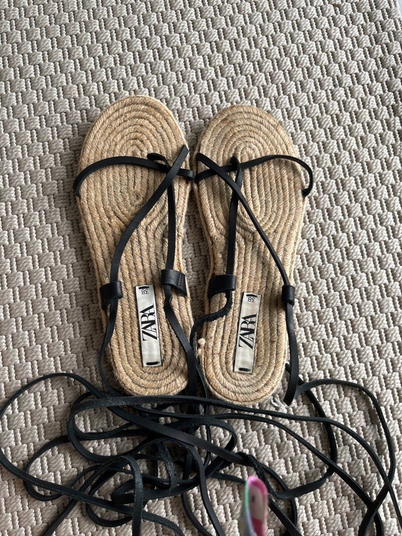 Zara summer sandals, Women's Fashion, Footwear, Sandals on Carousell
