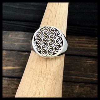 銀革手作 925 純銀 鏤空 生命之花 戒指64210509837826110