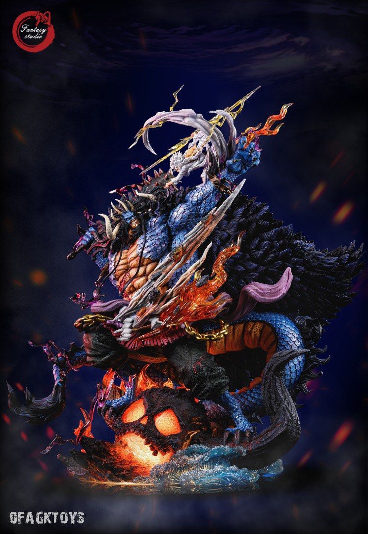 幻想屋凱多vs 路飛尼卡GK 連流櫻路飛配件包海賊王luffy, 興趣及遊戲, 玩具& 遊戲類- Carousell