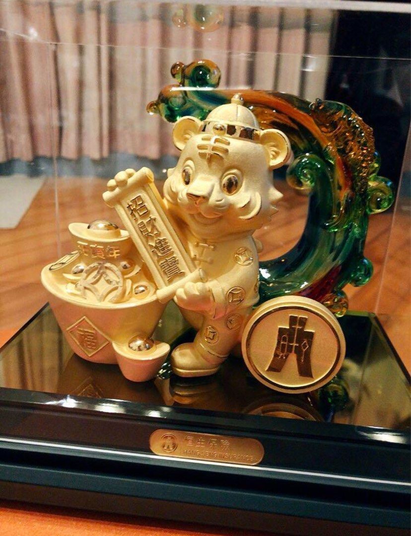 Tigers &Tiger 金箔24K飾り Tigers &Tiger 金箔24K飾り
