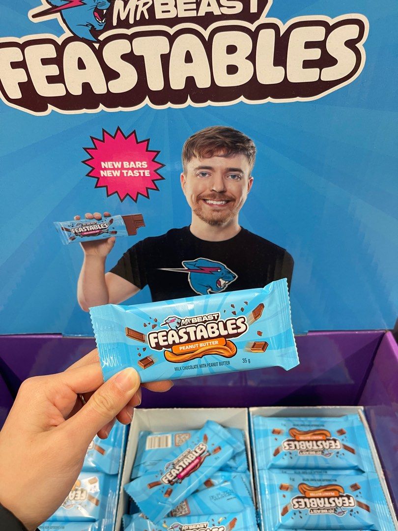 🇦🇺 Mr Best Feastables Chocolate Bar 35g/60g, Food & Drinks, Packaged &  Instant Food on Carousell