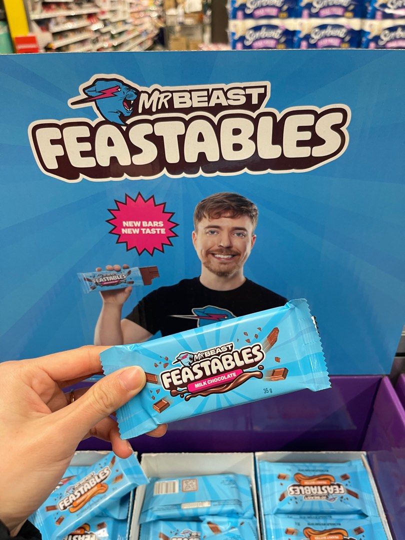 🇦🇺 Mr Best Feastables Chocolate Bar 35g/60g, Food & Drinks, Packaged &  Instant Food on Carousell