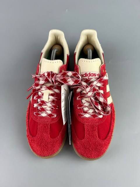 Adidas Samba x Wales Bonner in Red Men's Sneakers, Men's Fashion, Footwear,  Sneakers on Carousell
