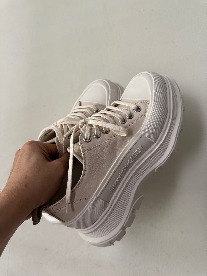 Alexander McQueen Tread Slick lace up Shoes for sale