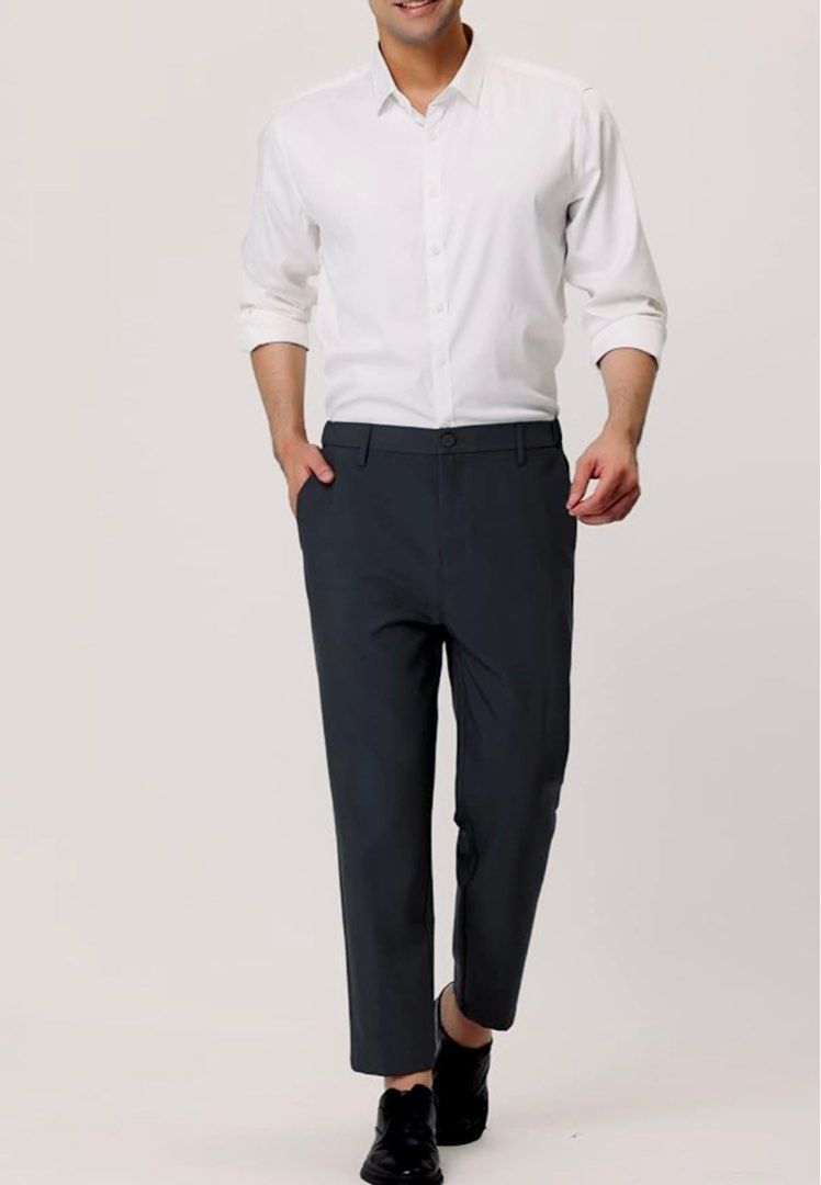 Uniqlo cropped pants mens hotsell