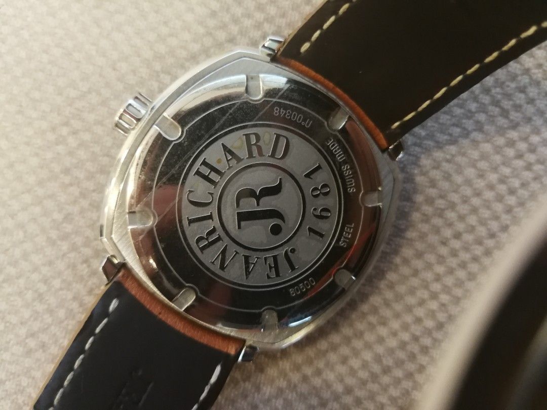 Automatic JeanRichard Terrascope (Category: Luxury Watches) located in Manila. Submitted by closetzoneph (Listing ID 1311543463, Image 3). Description: Automatic JeanRichard Terrascope P50,000 Description: - Sister company of Girard Perregaux - All original watch head and strap. Comes with box, papers & receipt (bought 2017) - Model - 60500-11-701-HDC0 - Antireflective sapphire crystal - Luminous indexes and hands - With date at 6o'clock (Quickse