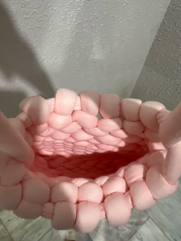 Baby Pink Marshmallow Bag (Category: Shoulder Bags) located in Manila. Submitted by sidnel (Listing ID 1311686601, Image 2). Description: Used 2x marshmallow crocheted bag Baby pink very cutie .