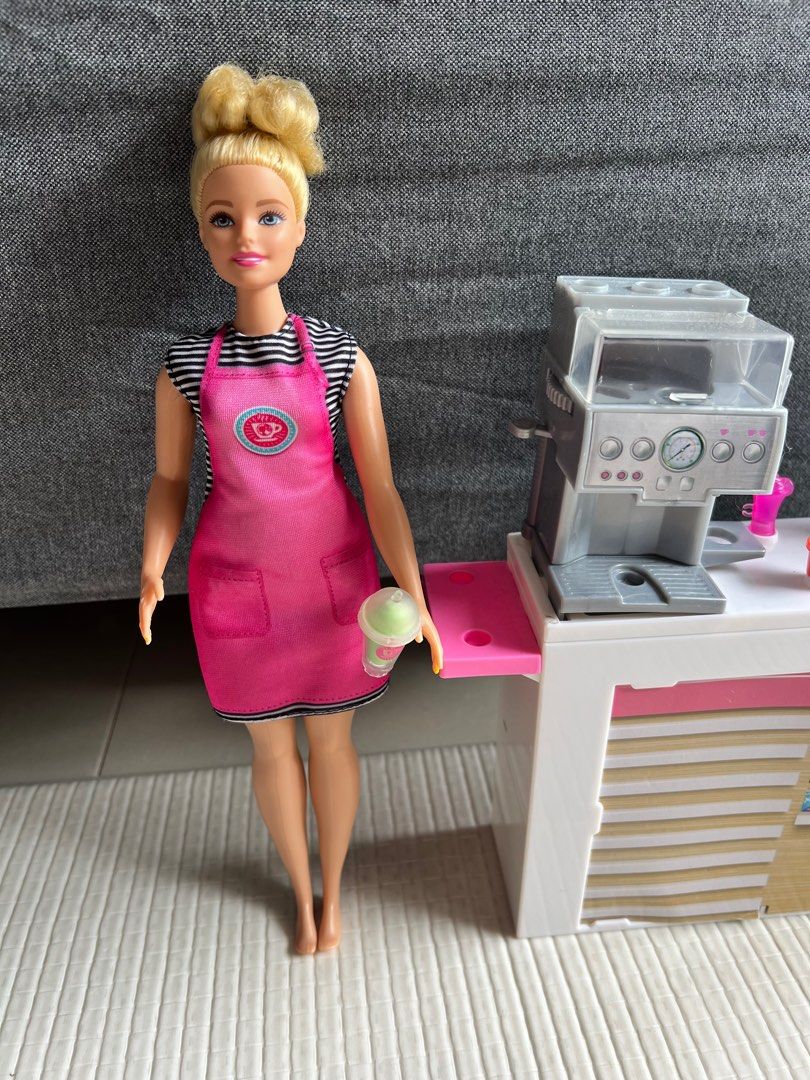 Barbie doll Barista set