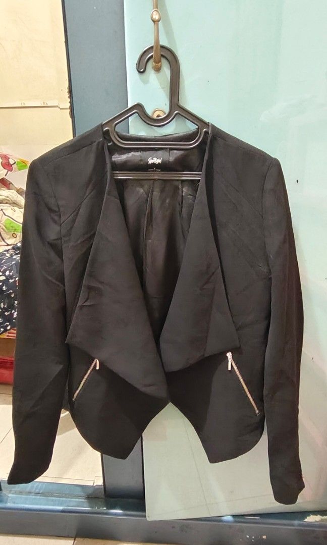 BLAZER NON FORMAL HITAM