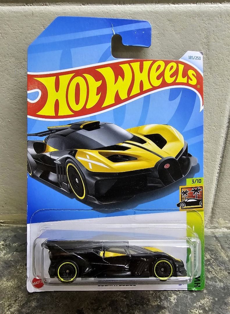 BUGATTI BOLIDE - Hot Wheels 2024 HW Exotics Series (Category: Vehicle & Diecast Models) located in Quezon City. Submitted by charliebrown_olx (Listing ID 1311529934, Image 1). Description: BUGATTI BOLIDE Classification: New, Factory Sealed Condition: Mint on Near Mint Card, WYSIWYG TERMS & CONDITIONS: 1. C.O.D. Can meet buyers at - Del Monte Ave, Q.C. - Mla Memorial Park Sucat - Sundays 10am-11am 2. Shipping c/o buyer. 3. Prices are Final. 4. Res