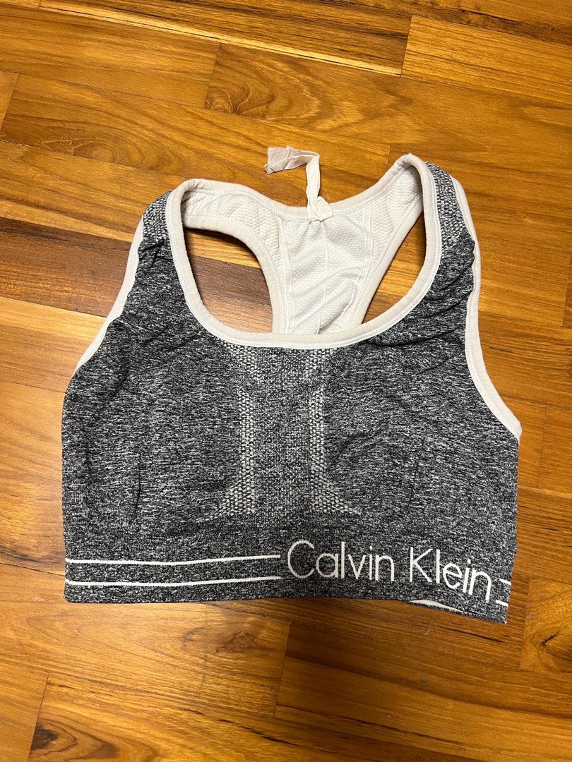 Calvin klein reversible sports bra new arrivals