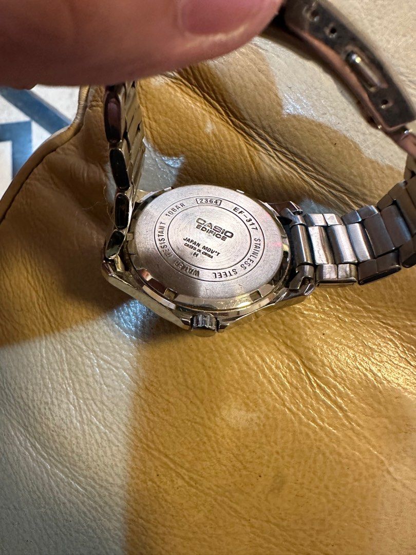 Casio Edifice EF 317 WR 100M Day Date Mens Watch Carousell