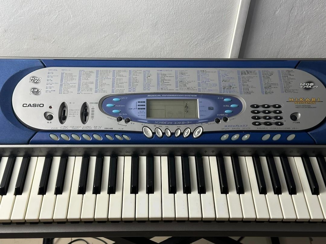 Casio LK 65 Piano Keyboard Organ 61 Keys Touch Response Hobbies Toys Music Media Musical Instruments on Carousell
