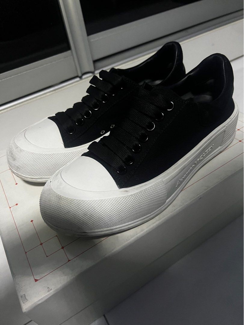 Clearance Alexander McQueen Deck plimsolls sneaker