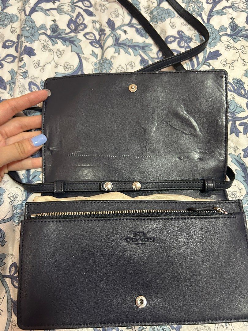 Coach Denim Patchwork Crossbody Bag (Category: Luxury Bags & Wallets) located in Antipolo. Submitted by parall3lles3m (Listing ID 1311675398, Image 2). Description: Coach Denim Patchwork Crossbody Bag Used once .