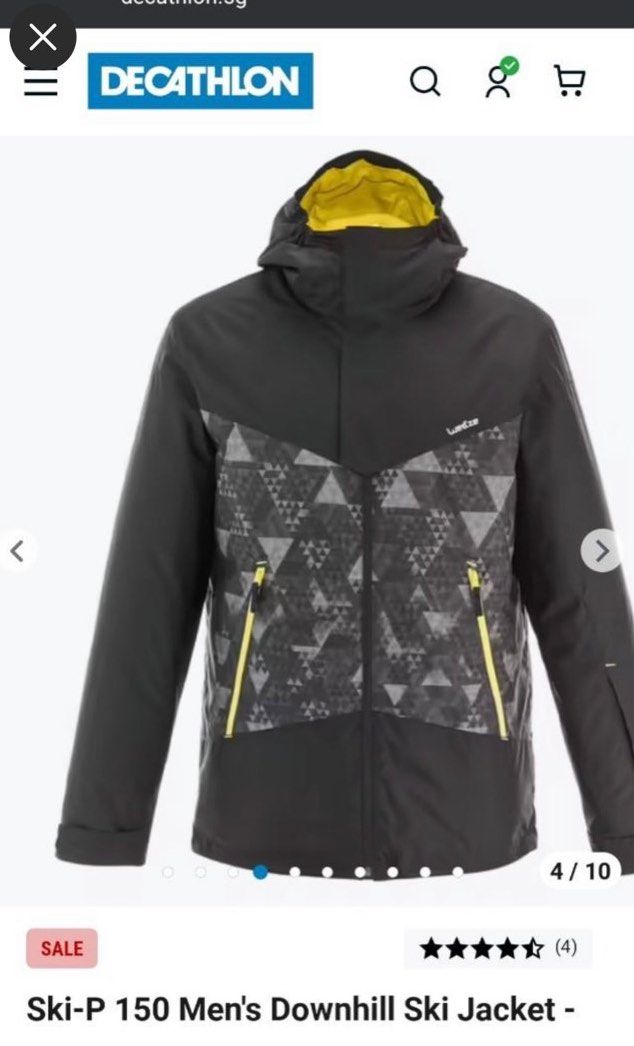 Decathlon Wedze Ski P 150 Downhill Ski Jacket Men
