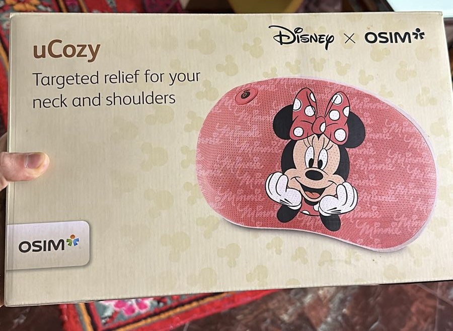 Disney Osim uCozy Minnie Mouse neck and shoulder massager